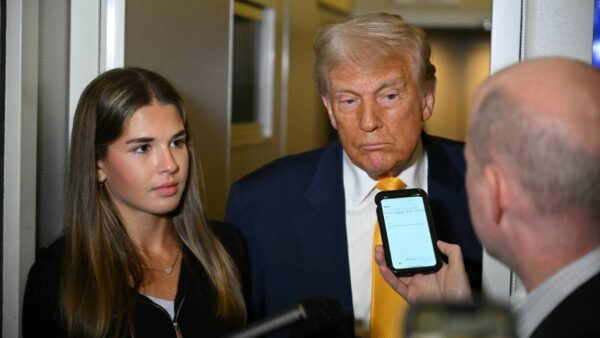 Trump with Granddaughter, Kai Trump