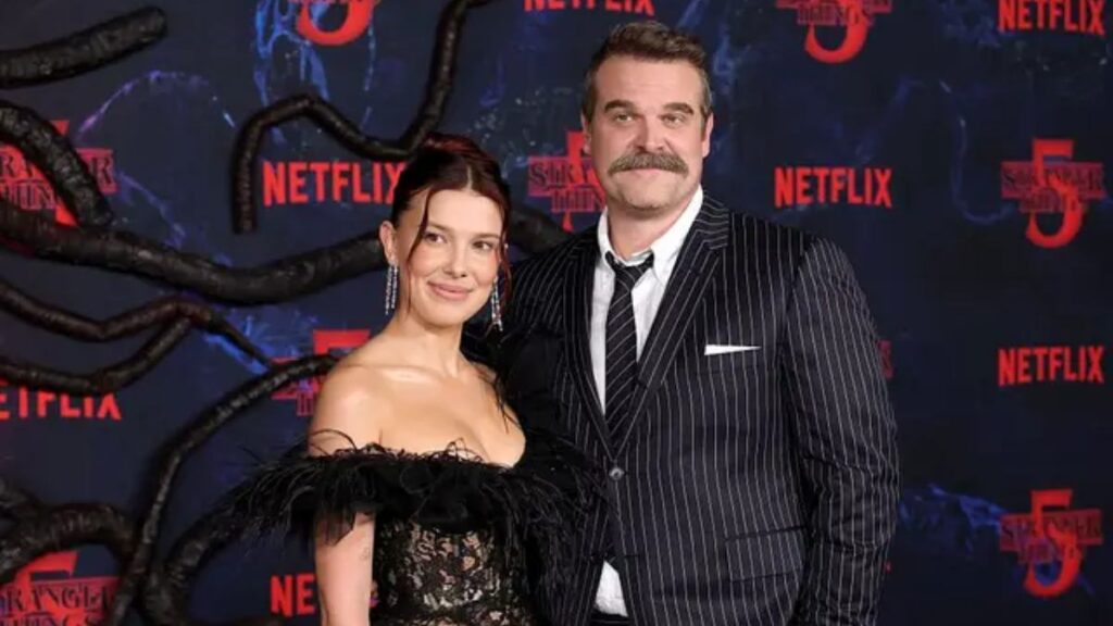 David Harbour and Millie Bobby Brown Seen Together Months After ‘Bullying’ Allegations David Harbour with Millie Bobby Brown