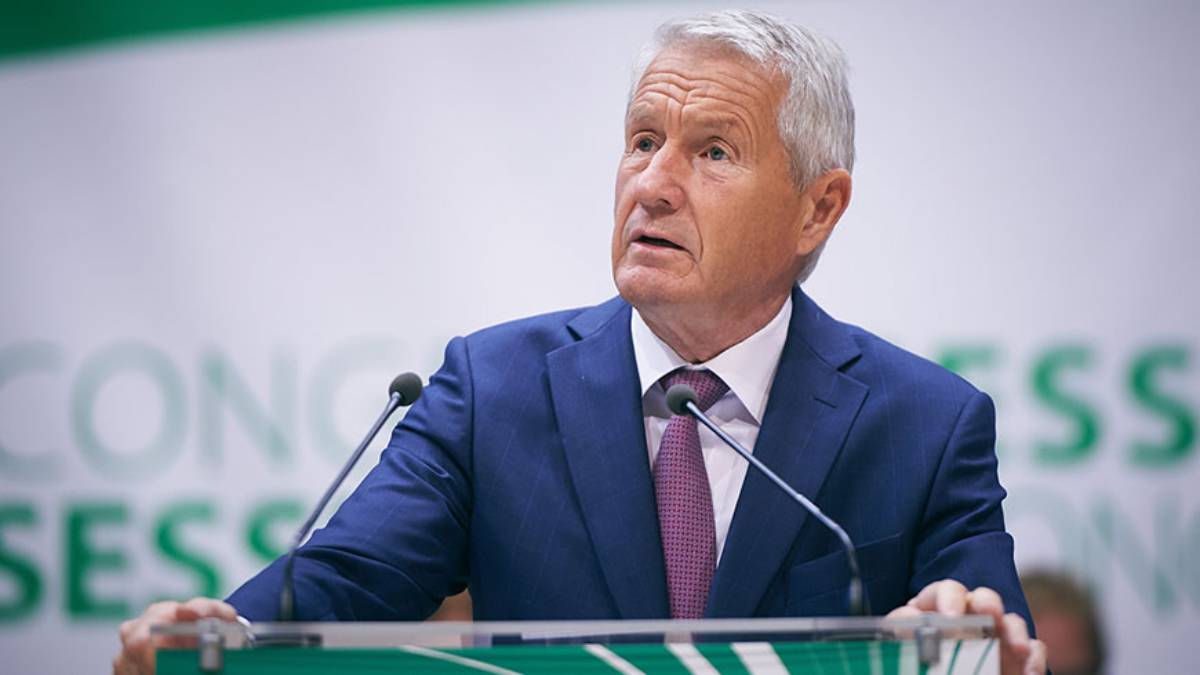 Former Norwegian Prime Minister Thorbjørn Jagland