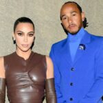 Kim Kardashian and Lewis Hamilton