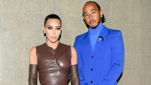 Kim Kardashian and Lewis Hamilton