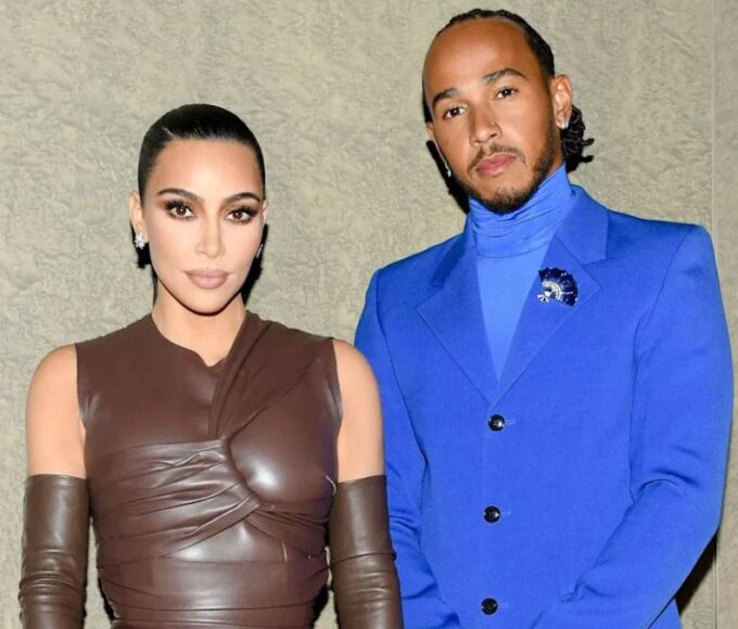 Kim Kardashian and Lewis Hamilton