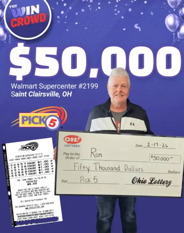 Ohio Man Hits $50K Jackpot With Mistaken Lottery Ticket
