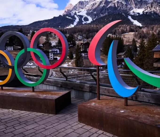 Olympics Rings and Paralympics Agitos