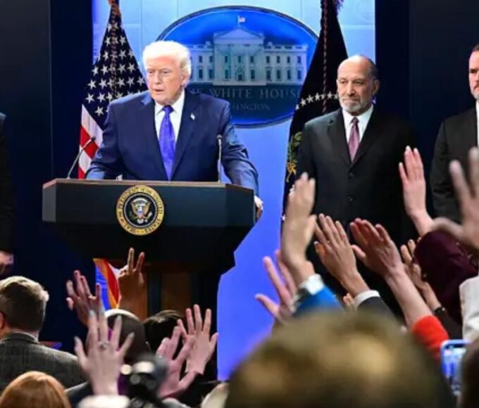 Trump spoke out about the Supreme Court ruling at a press conference on Friday