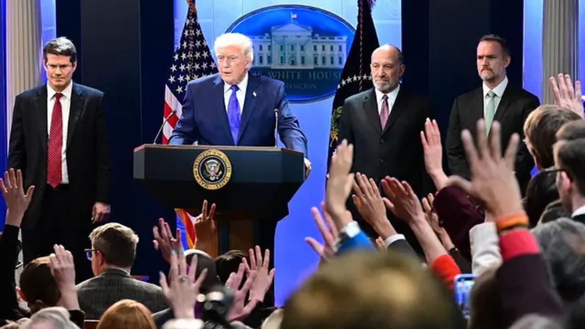 Trump spoke out about the Supreme Court ruling at a press conference on Friday