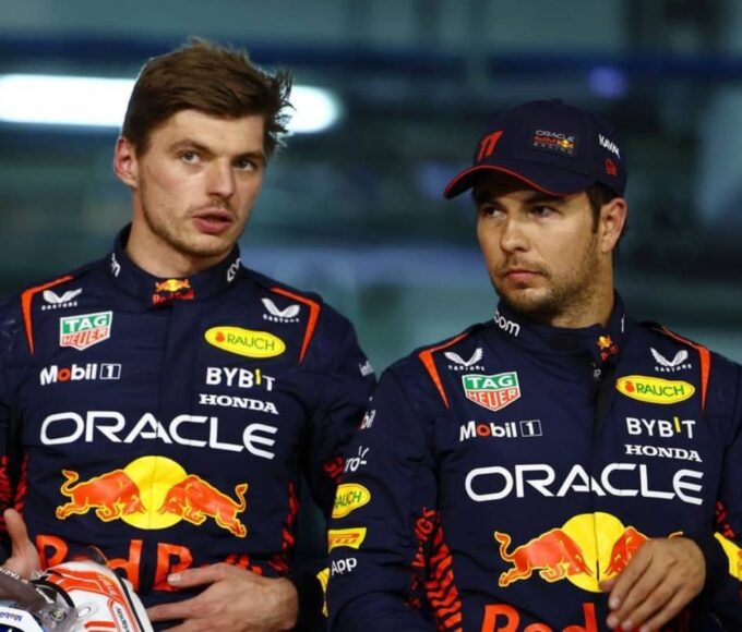Sergio Perez Max Verstappen