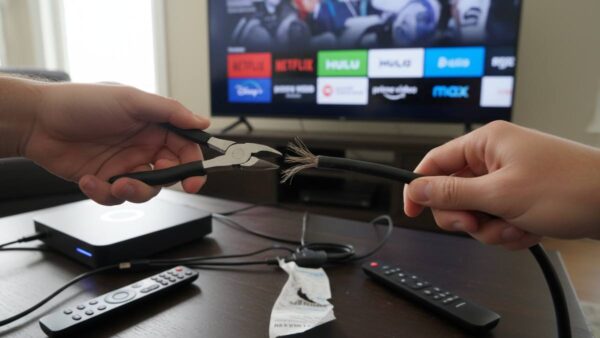 Cutting Cable TV Cord