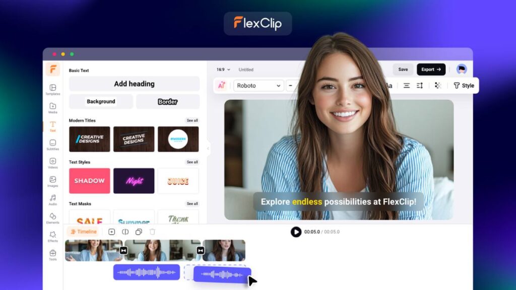 FlexClip Editor