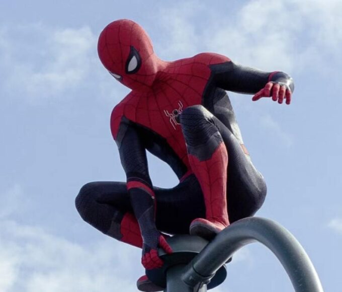 Tom Holland as Spider man in No Way Home