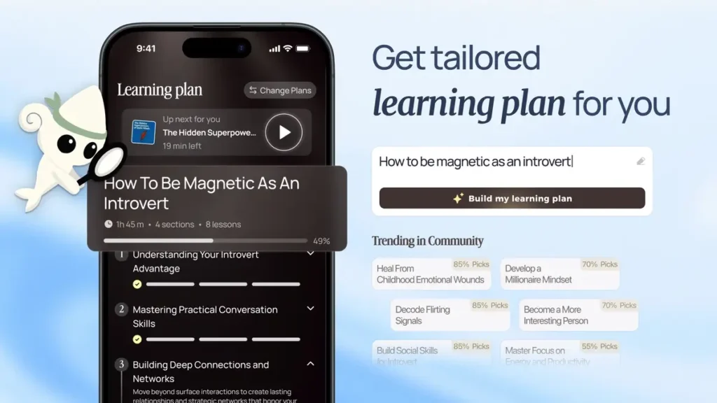 BeFreed App: Personalized Learing Plan