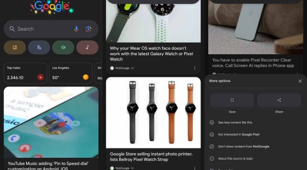 Google Discover Material 3 Redesign