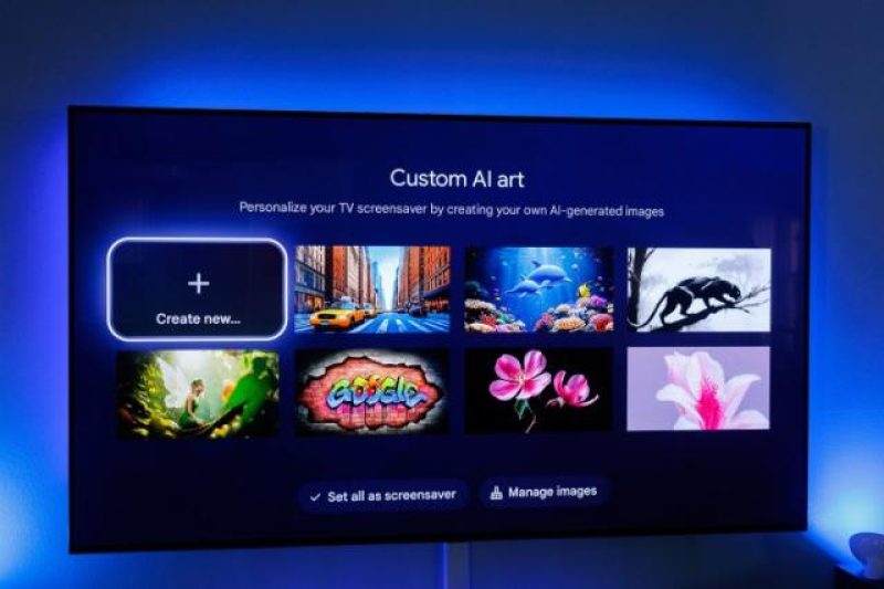 AI Screensavers for Google TV