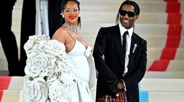 A$AP Rocky, Rihanna at Met Gala