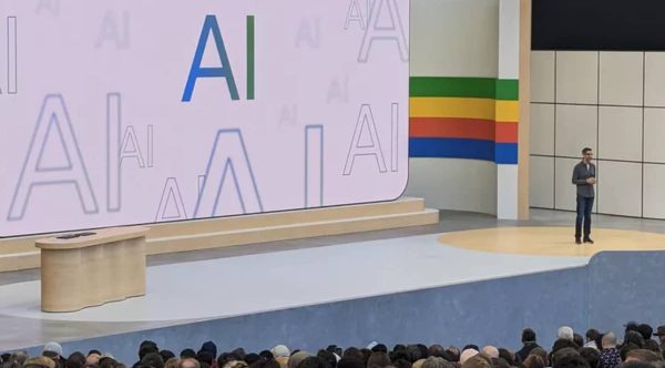 Alphabet and Google CEO Sundar Pichai during Google's annual I/O developers conference