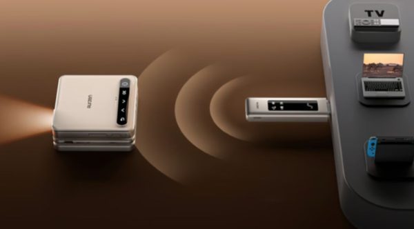 Aurzen Zip tri-folding pocket projector