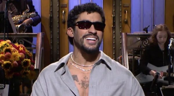 Bad Bunny on 'SNL' on Oct. 4.