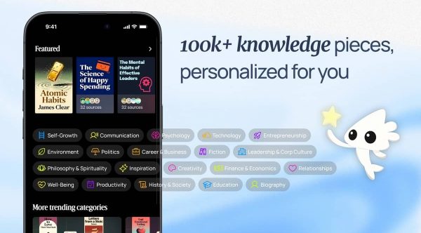 BeFreed App: 100k+ Knowledge Pieces