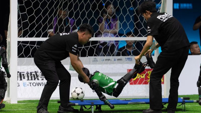 China Robot Football Match