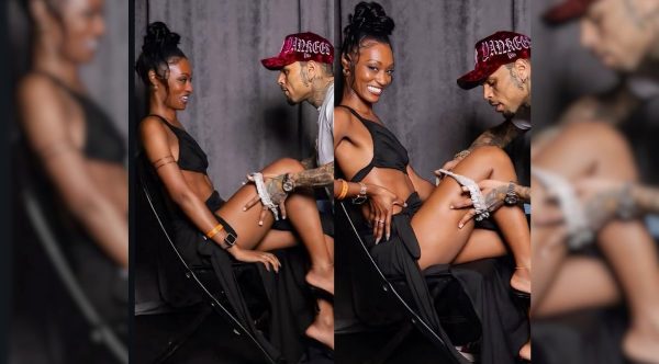 Chris Brown Removes Fan’s Garter in $2,000 Meet-and-Greet Moment