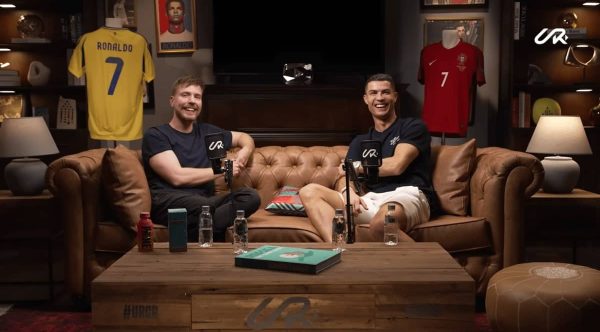 Cristiano Ronaldo and MrBeast