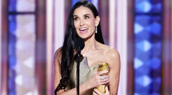 Demi Moore at Golden Globes