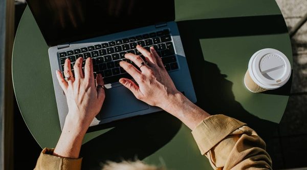 Freelance Writing - Working on Computer