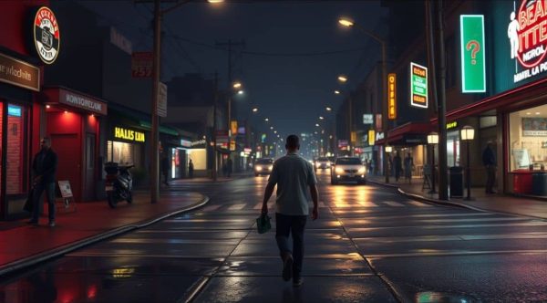 GTA 6 Nighttime Gameplay Concept