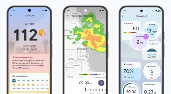 Google Pixel Weather App