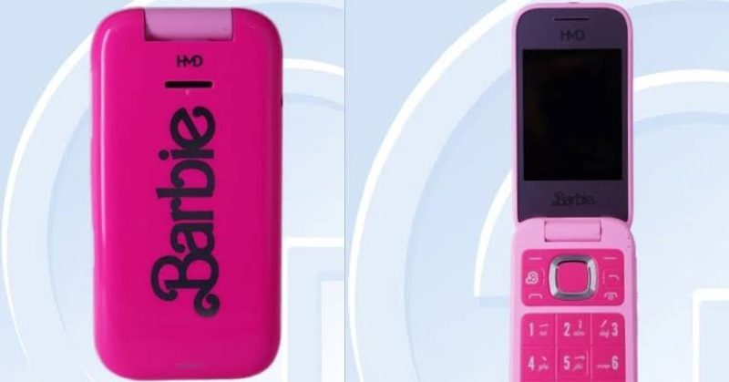 HMD Barbie Flip Phone