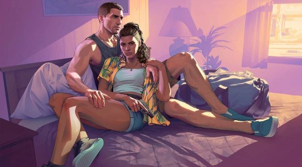Jason and Lucia in GTA 6 Artwork
