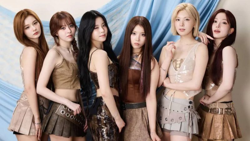 Jiwoo, Lily, Sullyoon, Kyujin, Bae and Haewon of NMIXX visit the Trü Frü backstage portrait studio at iHeartRadio's 102.7 KIIS FM Wango Tango concert on May 10, 2025 in Huntington Beach, California.