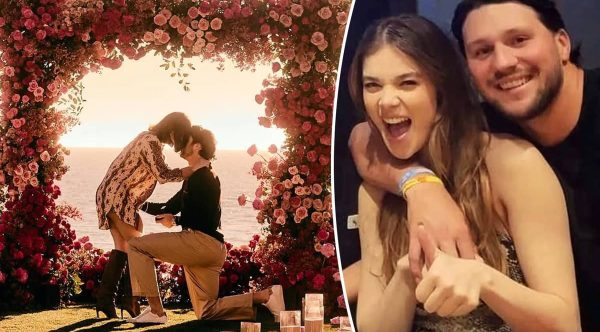 Josh Allen and Hailee Steinfeld