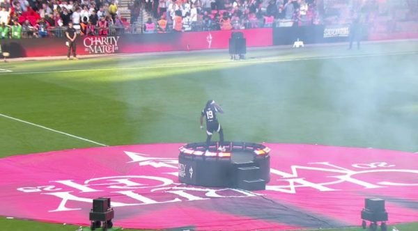 KSI Performing Thick of It at Sidemen Charity Match 2025