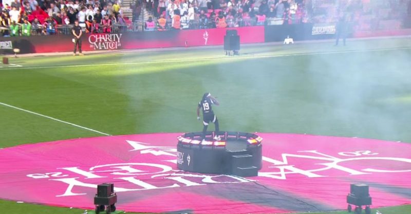 KSI Performing Thick of It at Sidemen Charity Match 2025