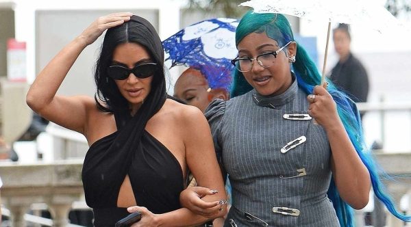 Kim Kardashian with North West