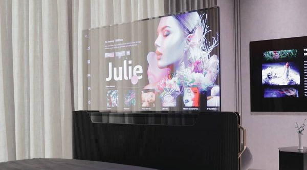 LG Transparent OLED TV