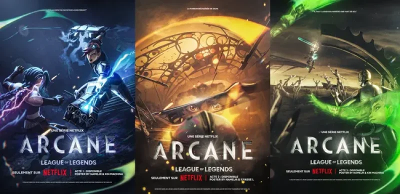 Netflix Arcane Posters