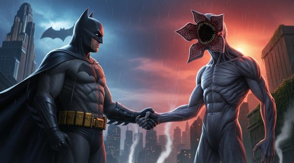 Netflix + Warner Bros ― Batman Meets Demogorgon