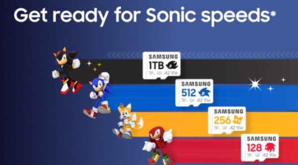 Samsung microSD Card - Sonic the Hedgehog PRO Plus