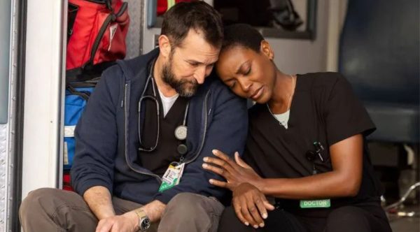 Noah Wyle, Tracy Ifeachor in 'The Pitt'