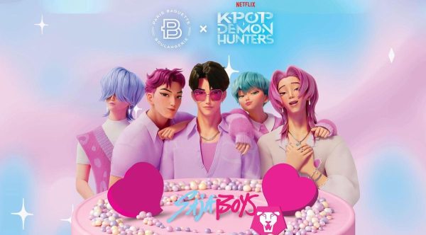 Paris Baguette's Soda Pop Cake in collaboration with KPop Demon Hunters