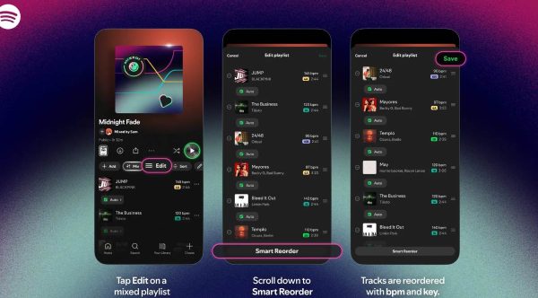 Spotify Smart Reorder
