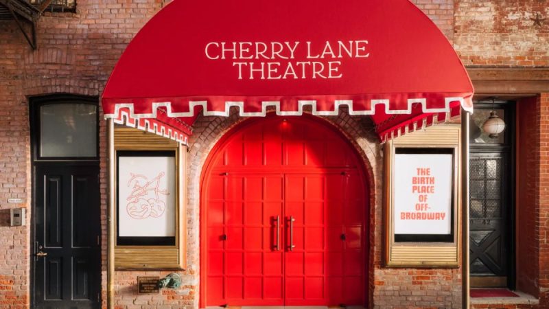 The exterior of Cherry Lane Theatre in the West Village.