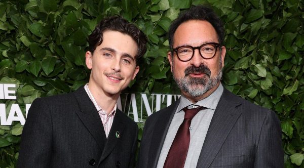 Timothée Chalamet and James Mangold
