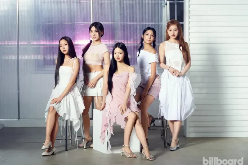 VVS (K-pop Girl Group) ― Ilee, Jiu, Brittney, Liwon, Rana (from left) (Image: Billboard)